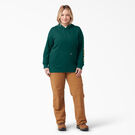 Women&#39;s Plus Heavyweight Logo Sleeve Hoodie - Forest Green &#40;FT&#41;