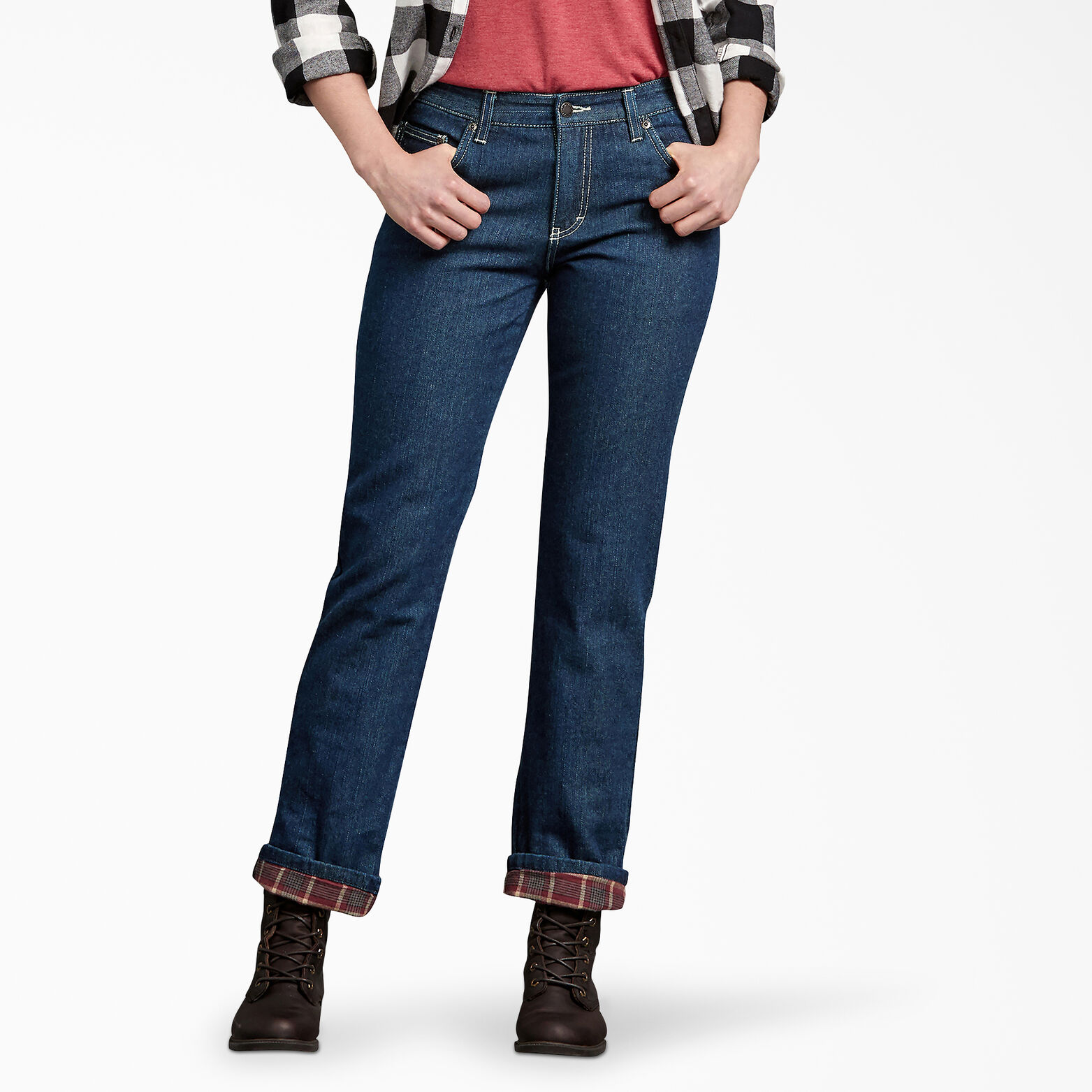 women's lined jeans for winter