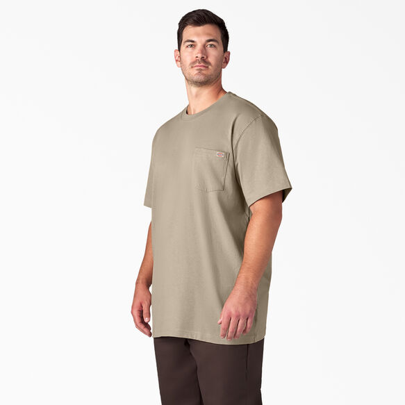 Heavyweight Short Sleeve Pocket T-Shirt - Desert Sand &#40;DS&#41;