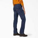 Women&#39;s Lined Relaxed Fit Carpenter Jeans - Stonewashed Medium Blue &#40;MSW&#41;
