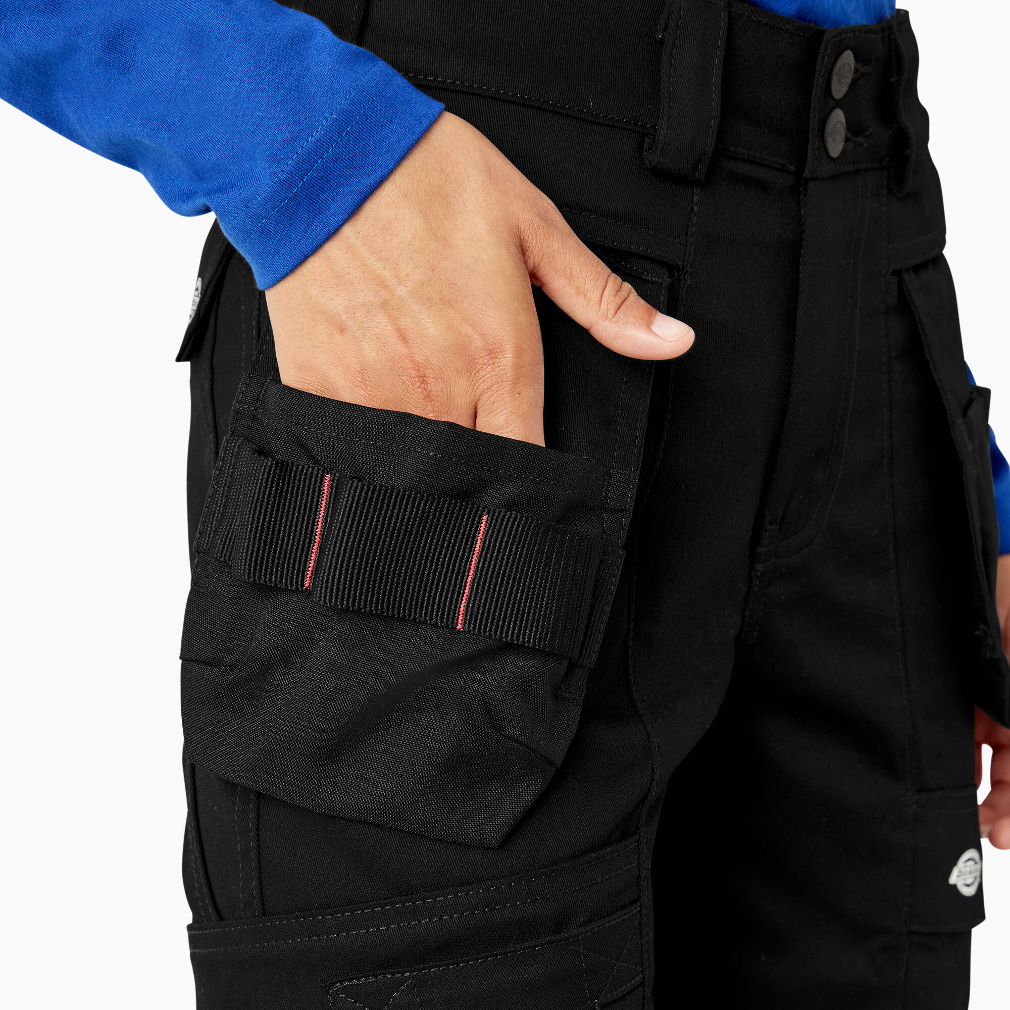 Womens black work best sale trousers with pockets
