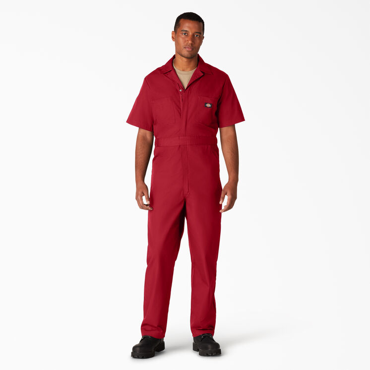 Short Sleeve Coveralls - Red &#40;RD&#41;