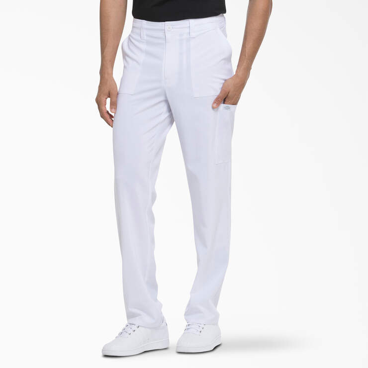 Men's EDS Essentials Scrub Pants - White (DWH) image number 3
