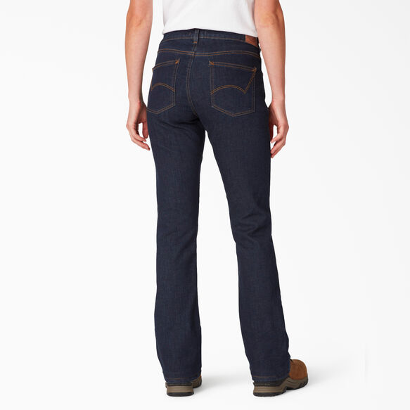 Women&rsquo;s Perfect Shape Denim Bootcut Jeans - Rinsed Indigo Blue &#40;RNB&#41;