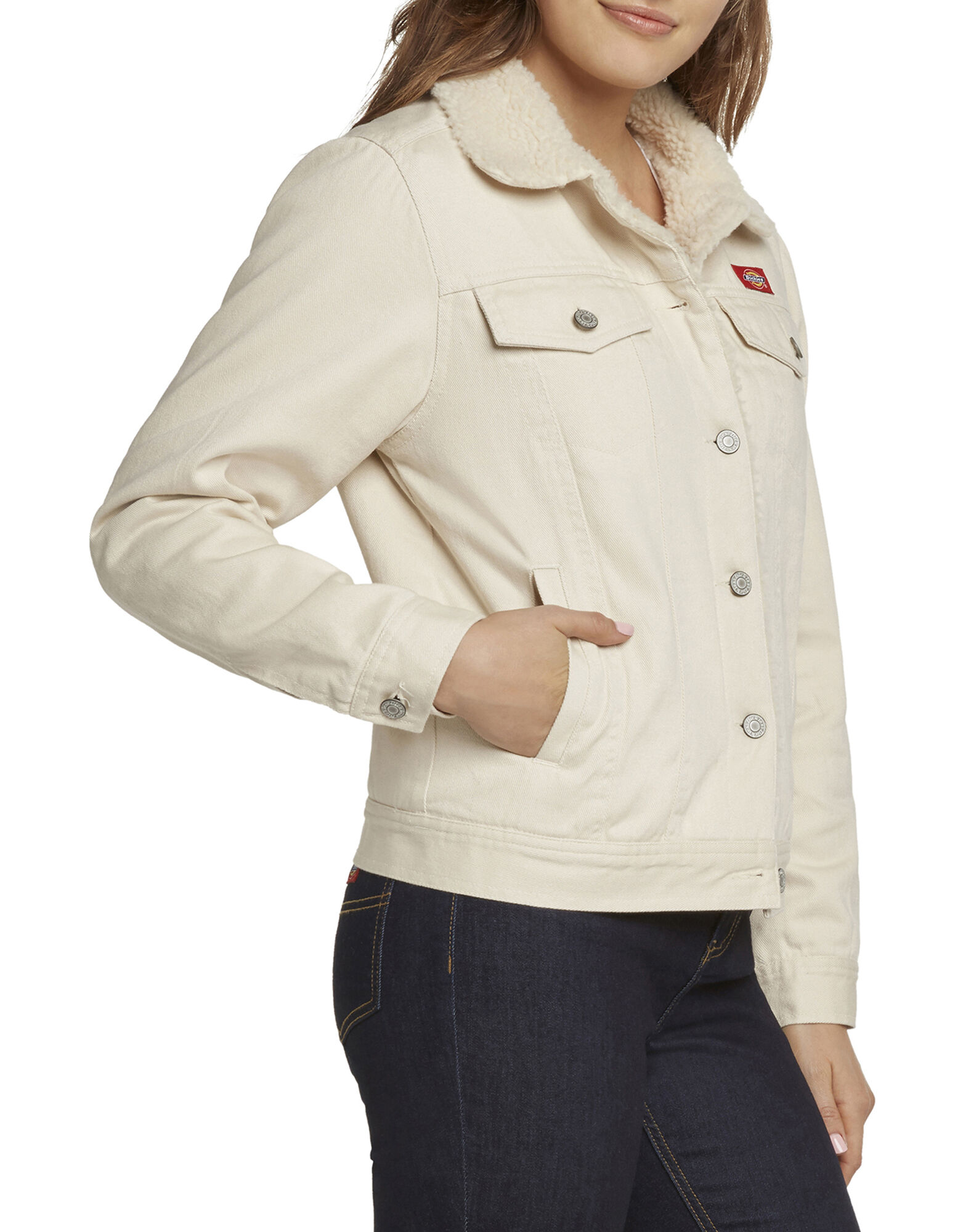 cream jeans jacket