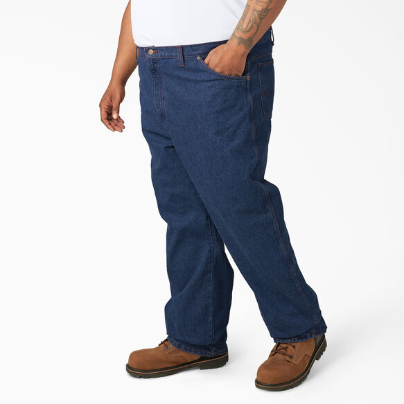 Regular Straight Fit Jeans - Stonewashed Indigo Blue &#40;SNB&#41;