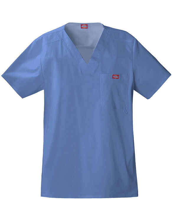 Men's Gen Flex V-Neck Scrub Top - Blue Fog (BLF)