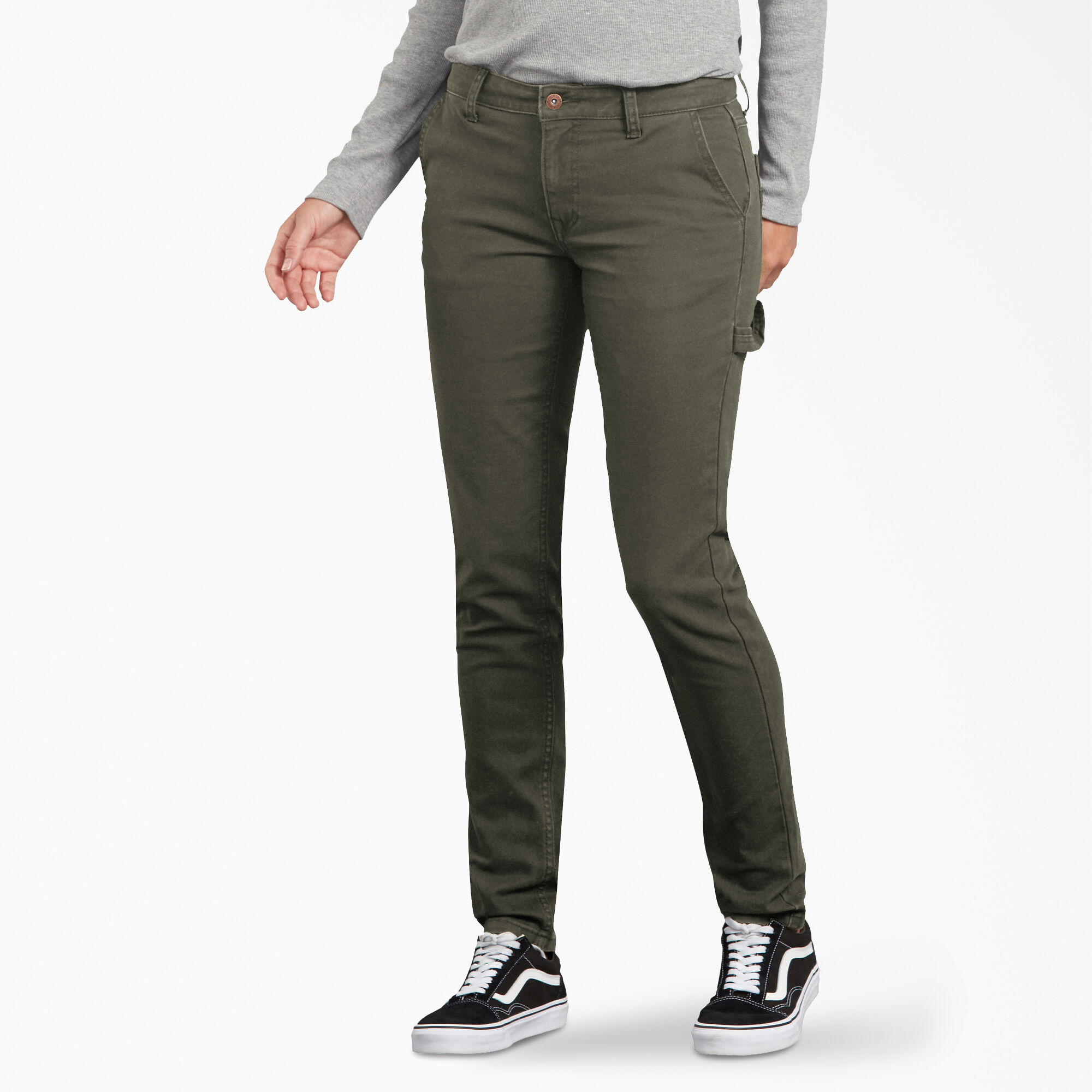 dickies green carpenter pants