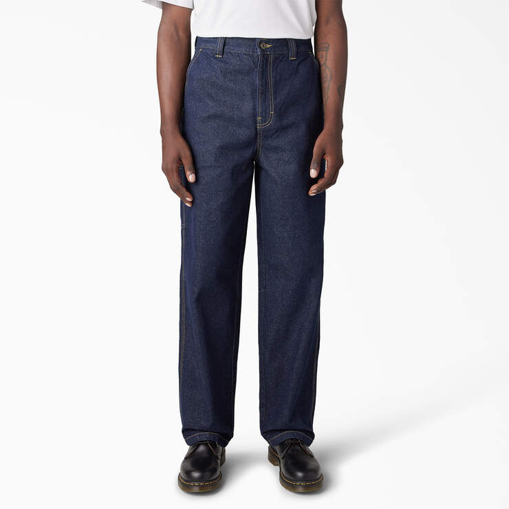 Madison Loose Fit Jeans - Rinsed Indigo Blue (RNB) image number 1