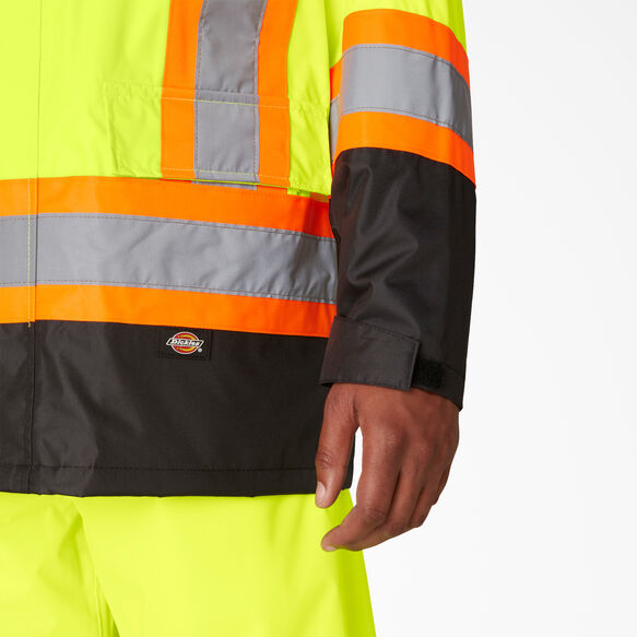 Hi Vis 2-Piece Safety Rain Suit - ANSI Yellow &#40;AY&#41;