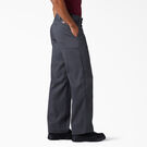 Loose Fit Double Knee Work Pants - Charcoal Gray &#40;CH&#41;