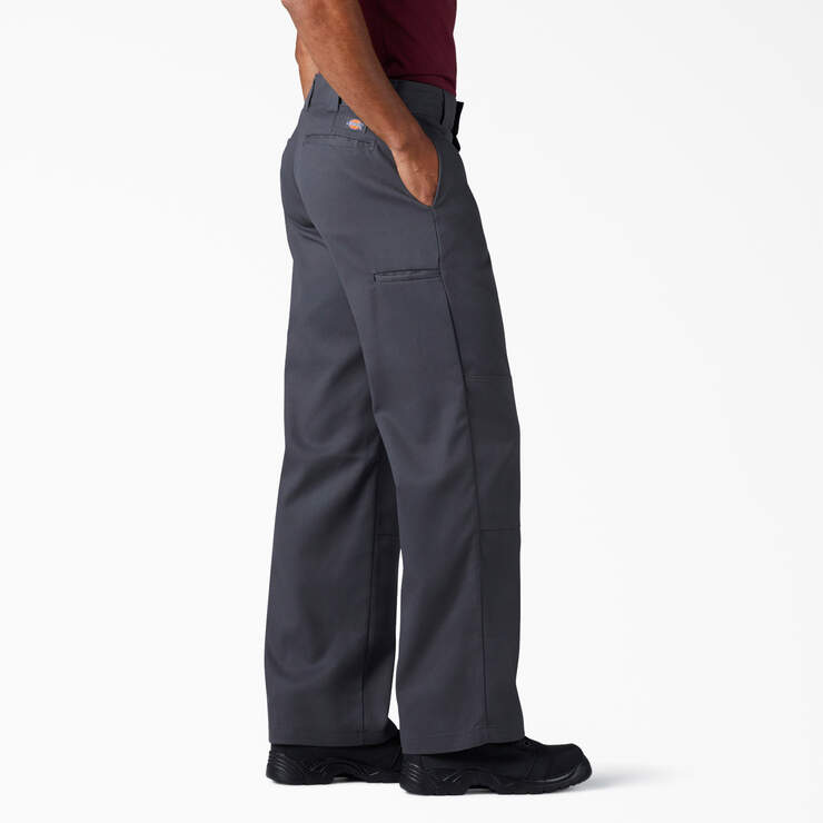 FLEX Loose Fit Double Knee Work Pants - Charcoal Gray (CH) image number 3