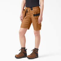 Traeger x Dickies Women's Relaxed Fit Shorts, 9" - Brown Duck (BD)