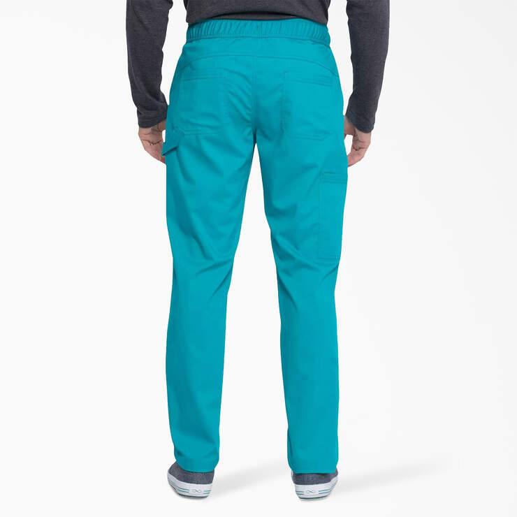 Men's Balance Zip Fly Scrub Pants - Teal (DTL) image number 2