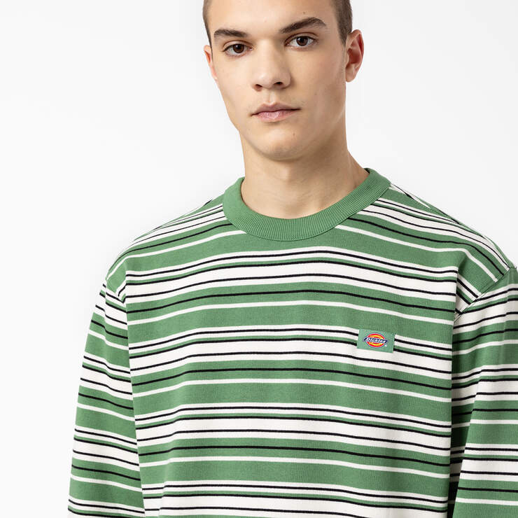 Westover Striped Sweatshirt - Dark Ivy Variegated Stripe (DSV) image number 5