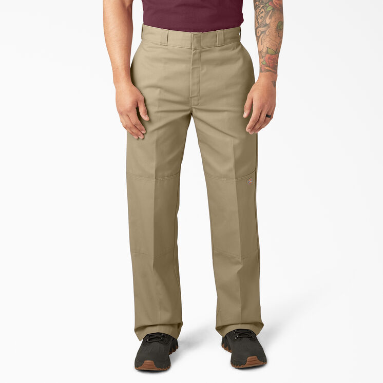 Loose Fit Double Knee Work Pants , Khaki | Men's Pants | Dickies