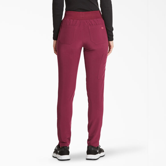 Women&#39;s EDS Essentials Tapered Leg Scrub Pants - Wine &#40;WIN&#41;
