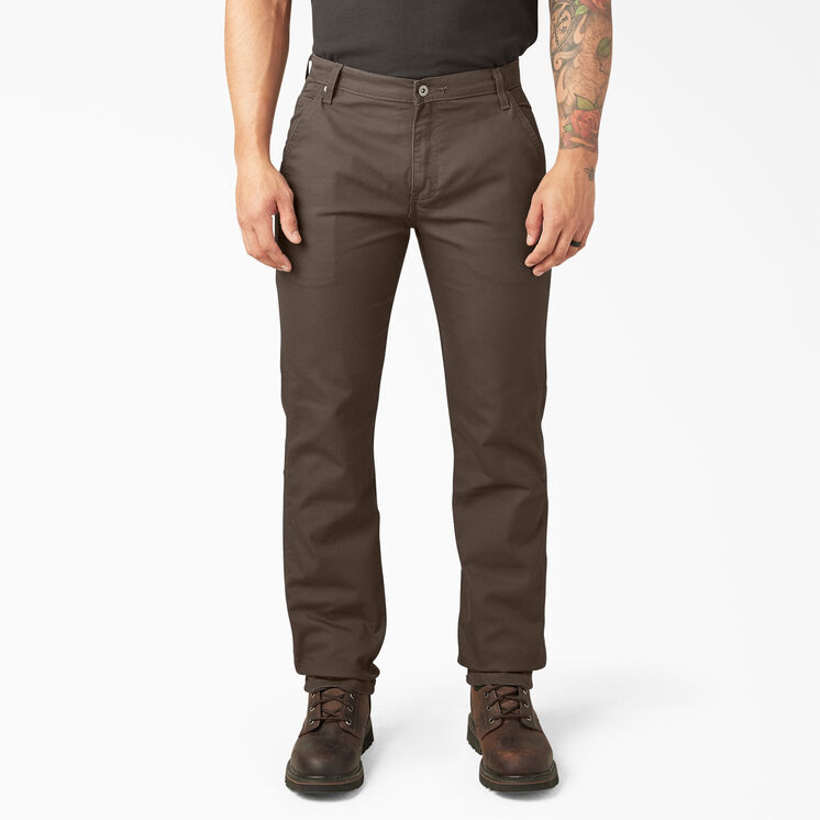 FLEX Regular Fit Duck Carpenter Pants - Stonewashed Mushroom &#40;SMR1&#41;