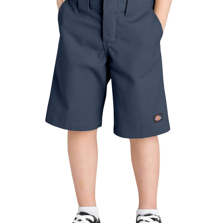 Boys' Relaxed Fit Shorts with Extra Pocket, 4-7 - Dark Navy (DN) image number 1