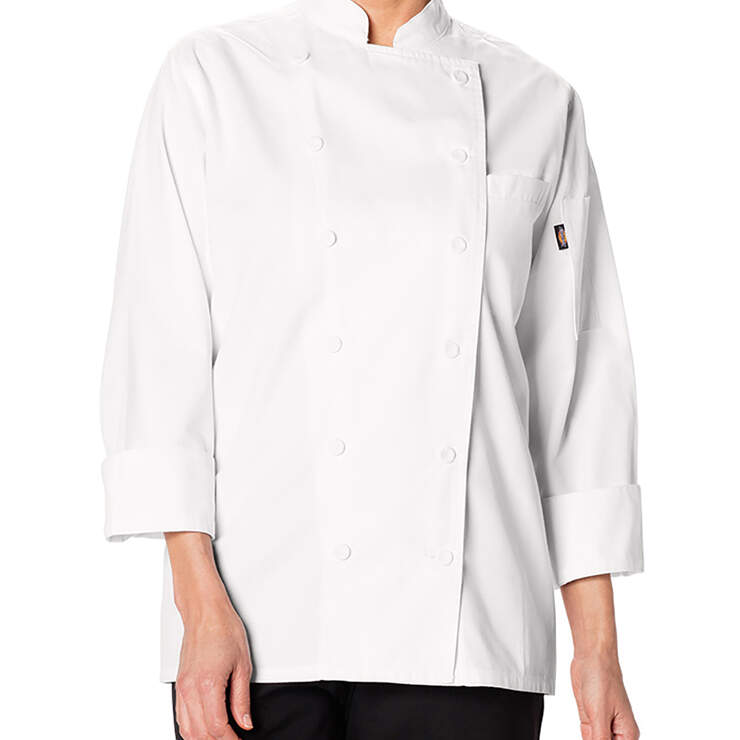 Women's Executive Chef Coat - White (WHT) image number 1