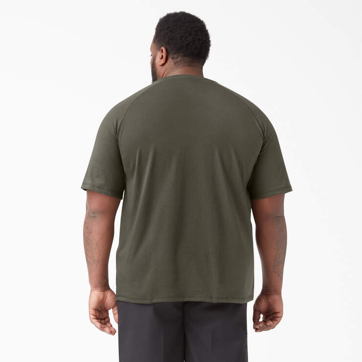 Cooling Short Sleeve Pocket T-Shirt - Moss Green (MS) image number 5