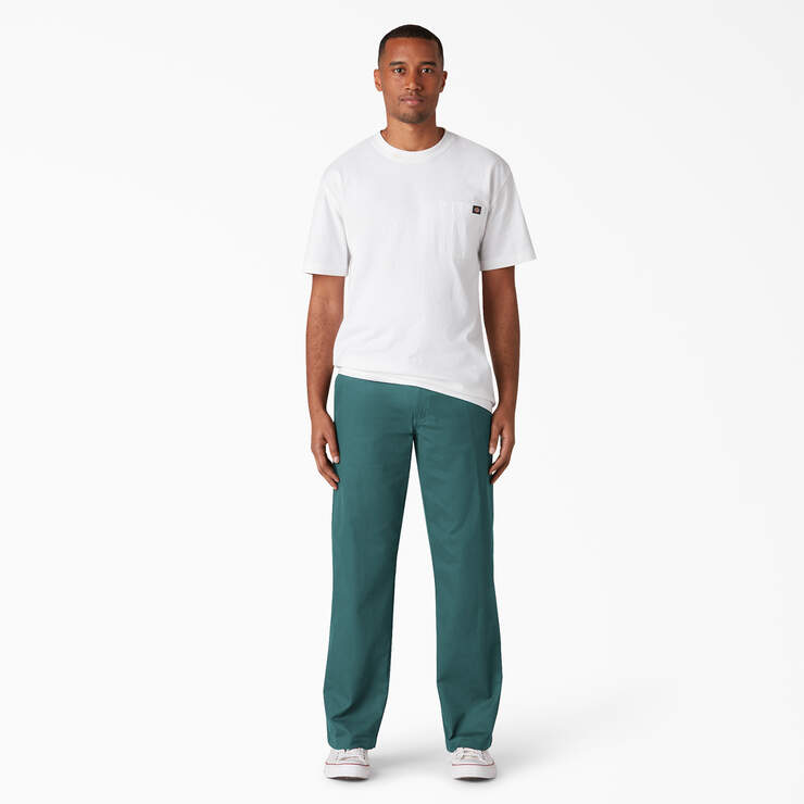 Regular Fit Twill & Ripstop Pants - Lincoln Green (LN) image number 4