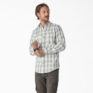 Cooling Long Sleeve Work Shirt - Clear Blue/Smoke Plaid &#40;B1H&#41;