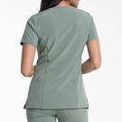 Women&#39;s EDS Essentials V-Neck Scrub Top - Olive Green &#40;OLI&#41;