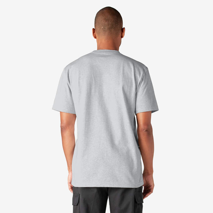 Heavyweight Short Sleeve Pocket T-Shirt - Ash Gray (AG) image number 2