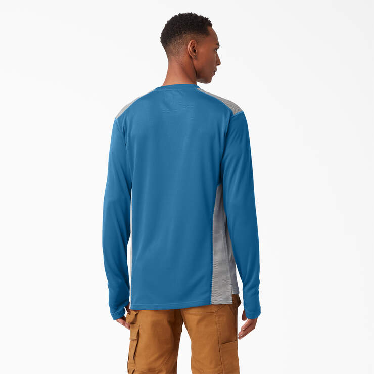 Temp-iQ® 365 Long Sleeve Pocket T-Shirt - Vallarta Blue (V2B) image number 2