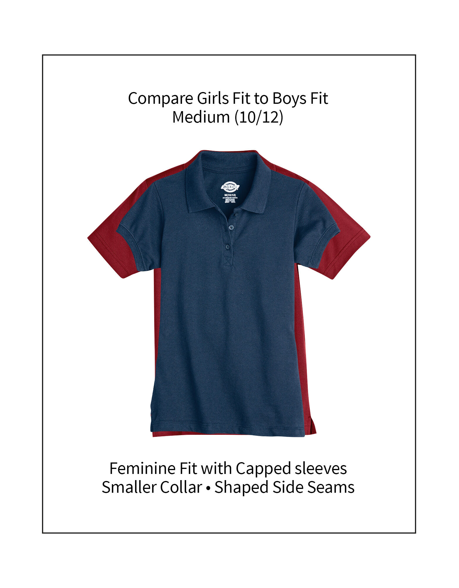 Marino Avenue Girls Short Sleeve Pique Polo Shirt 