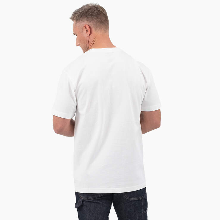 Short Sleeve Wordmark Graphic T-Shirt - White (WH) image number 2