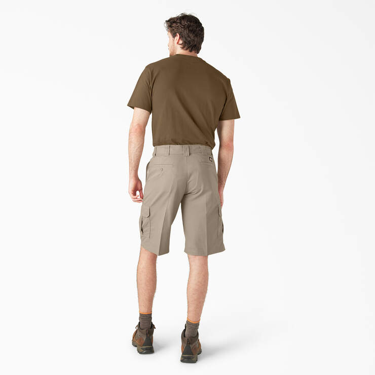 FLEX Relaxed Fit Cargo Shorts, 13" - Desert Sand (DS) image number 5