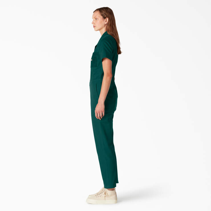 Women's Reworked Coveralls - Forest Green (FT) image number 3