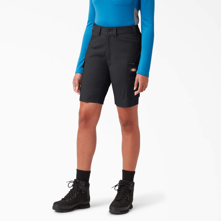 Women's Temp-iQ® 365 Shorts, 9" - Black (BKX) image number 1