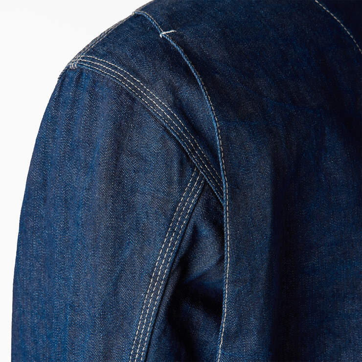 Dickies 1922 Selvedge Denim Jacket - Rinsed Indigo Blue (RNB) image number 11
