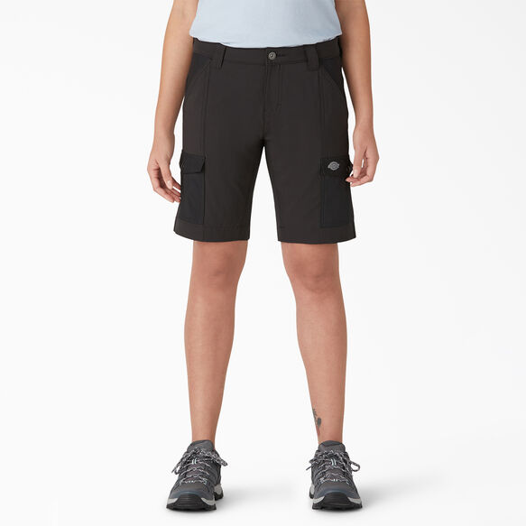 Women&#39;s Cooling Cargo Shorts, 10&quot; - Black &#40;BK&#41;