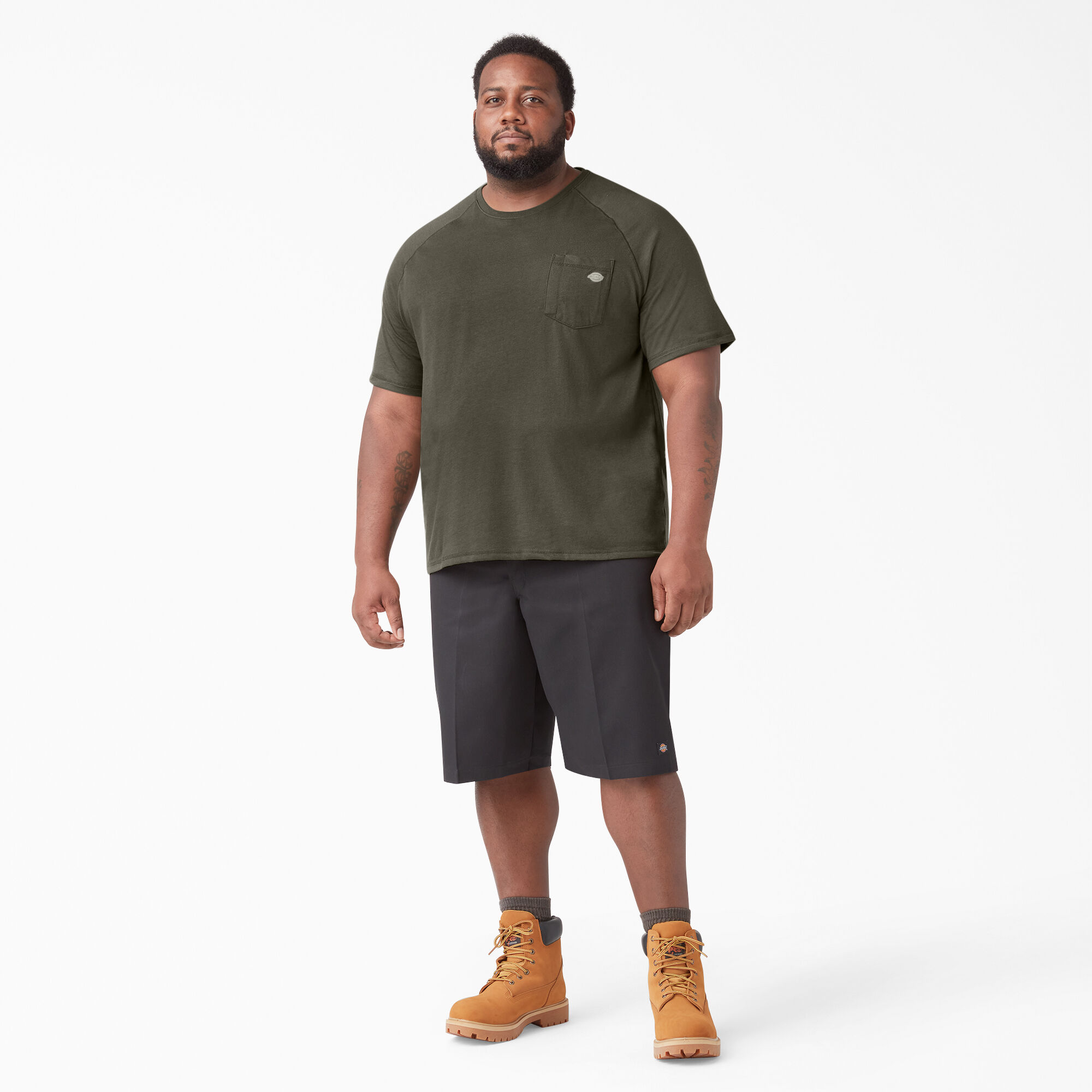 Genuine dickies men's outlet short sleeve cooling tee