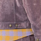 Opening Ceremony Flock Denim Utility Jacket - Lilac &#40;LC&#41;