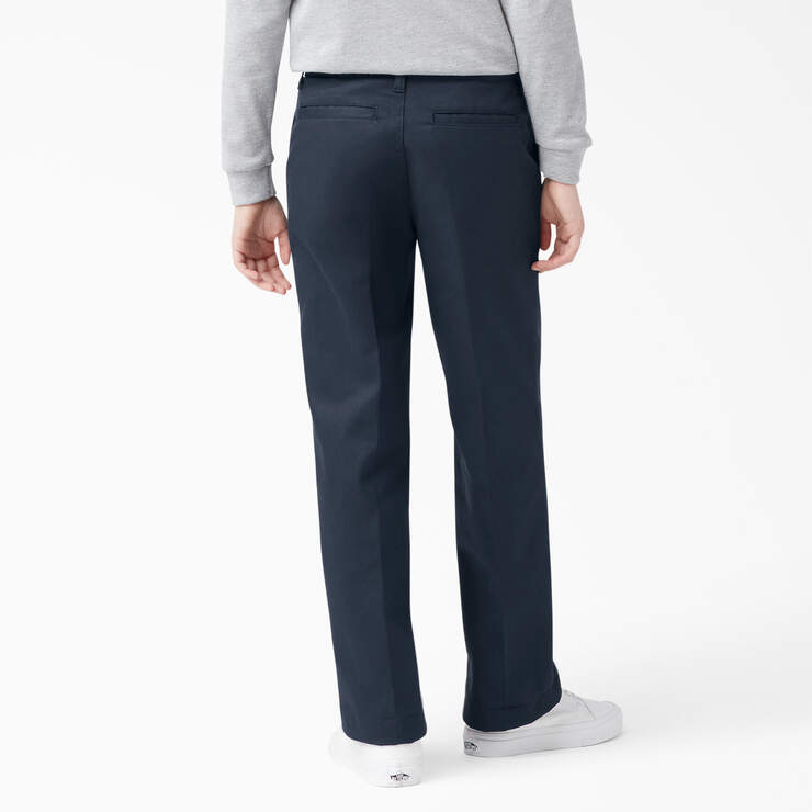 Boys' Classic Fit Pants, 4-20 - Dark Navy (DN) image number 2