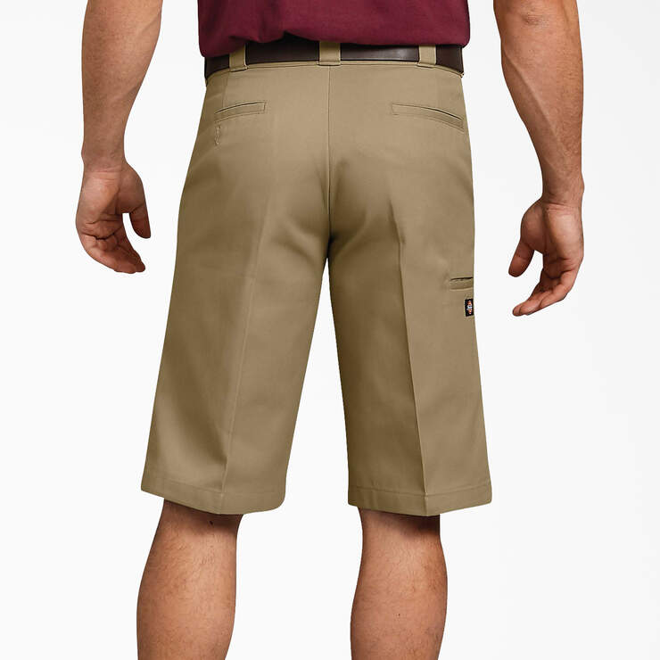 Relaxed Fit Multi-Use Pocket Work Shorts, 13" - Khaki (KH) image number 5