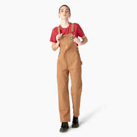 Dickies x Jameson Women's Utility Double Knee Overalls - Rinsed Brown Duck (RBD)