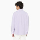 Hickory Stripe Button-Up Work Shirt - Ecru/Lilac &#40;EUG&#41;