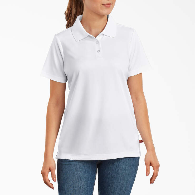 Women's Performance Polo Shirt - White (WH) image number 1