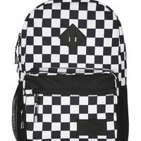 Study Hall Black Checkered Backpack - Black White Checkered (CBW)