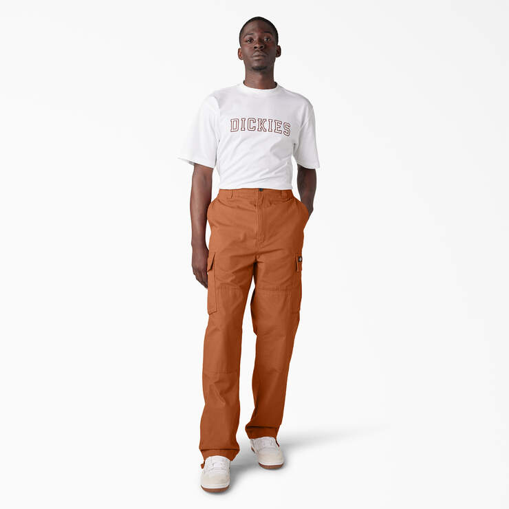 Eagle Bend Relaxed Fit Double Knee Cargo Pants - Bombay Brown (B2B) image number 5