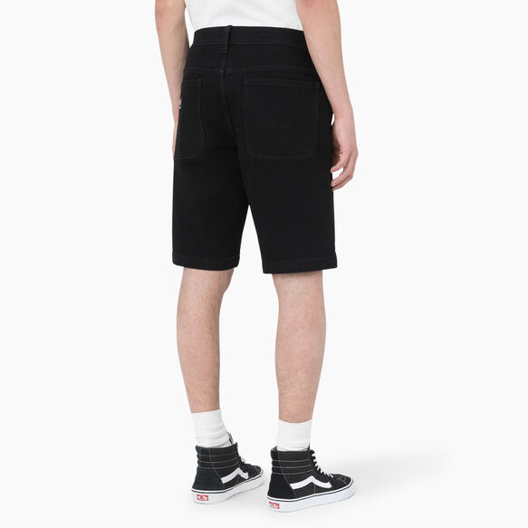 Dickies Skateboarding Wingville Shorts, 11&quot; - Black Denim &#40;L9D&#41;