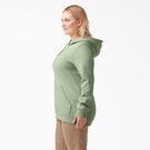 Women&#39;s Plus Heavyweight Logo Sleeve Hoodie - Celadon Green &#40;C2G&#41;