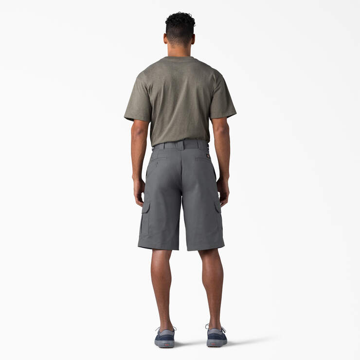 FLEX Relaxed Fit Cargo Shorts, 13" - Charcoal Gray (CH) image number 5