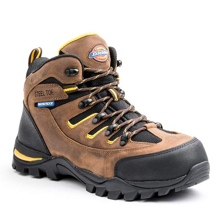 Men's Sierra Steel Toe Work Boots Brown - Brown (DW) image number 1